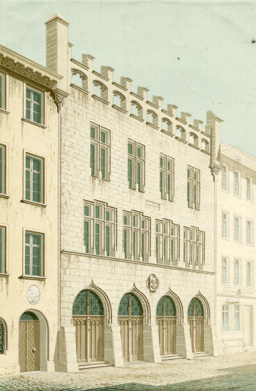 1865: Marktgasse 25, Waaghaus (Kunsthalle) 