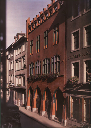 1926: Marktgasse, Waaghaus. Aufnahme für die Ausstellung 