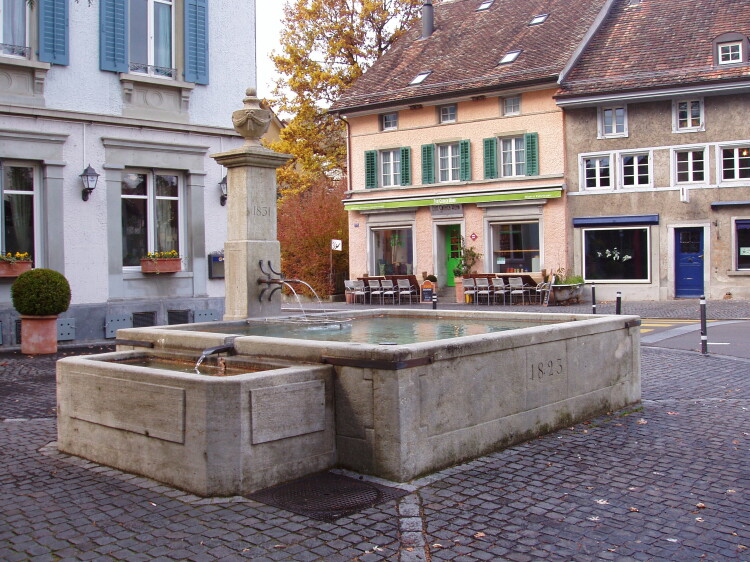 Brunnen an der Ecke Feldstrasse/Bachtelstrasse