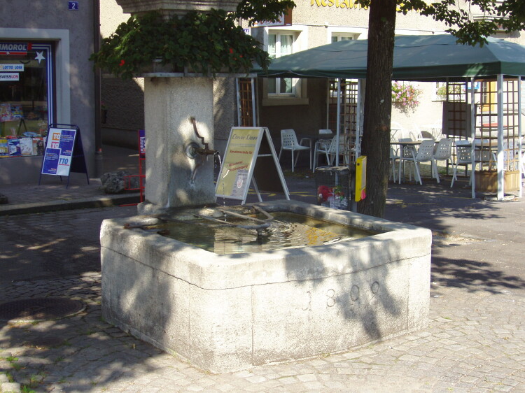 Brunnen an der Ecke Tösstal- / Trollstrasse
