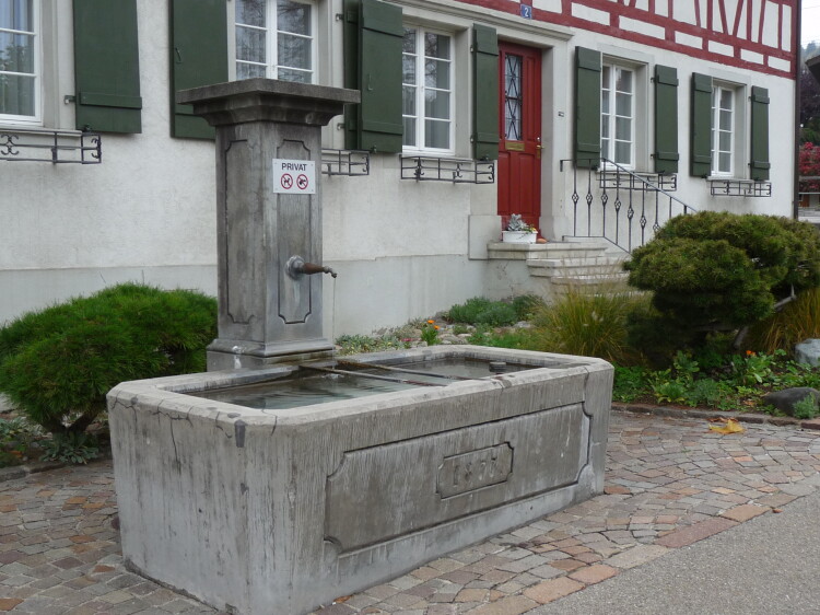 Brunnen bei der Strasse im Grüntal 2