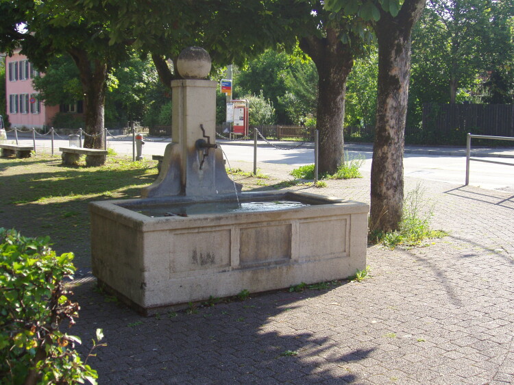 Brunnen an der Ecke Tösstal- / Kanzleistrasse