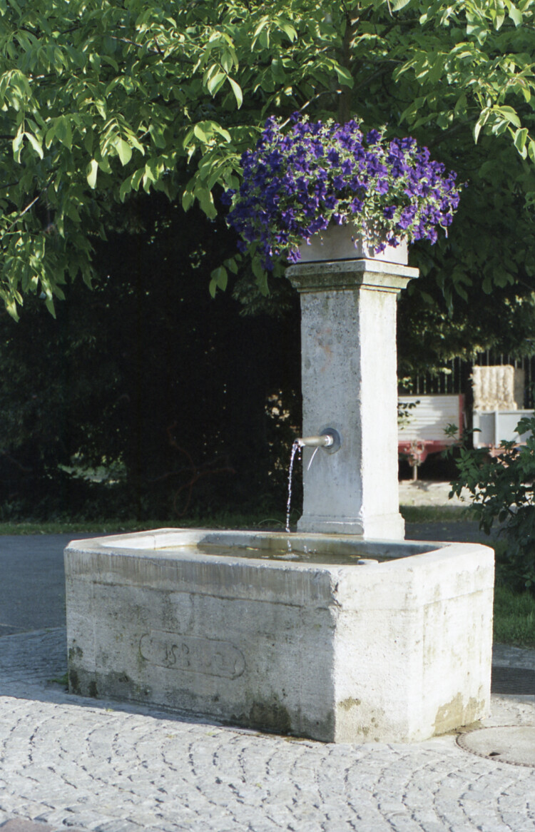 Der erneuerte Dorfbrunnen am Reismühleweg, 2012