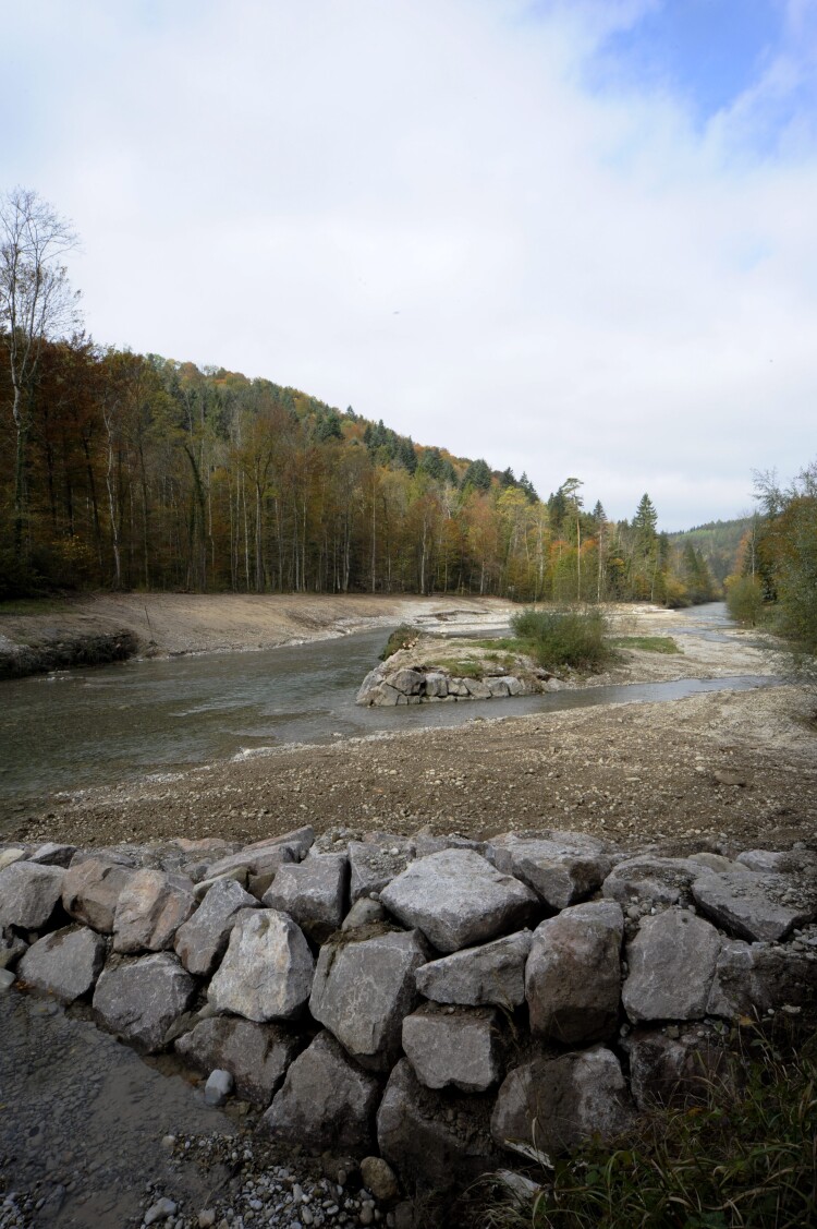 2010: Leisental, Renaturierung der Töss